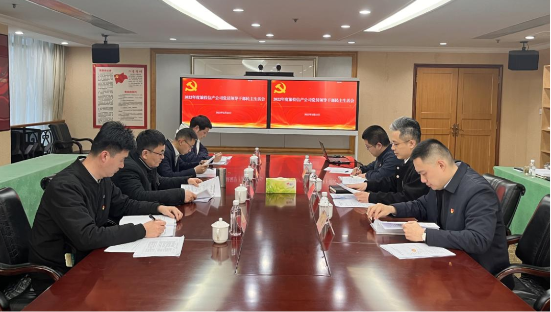 四川省尊龙凯时集团向导赴各子公司督导2022年度党员向导干部民主生涯会 - 尊龙凯时